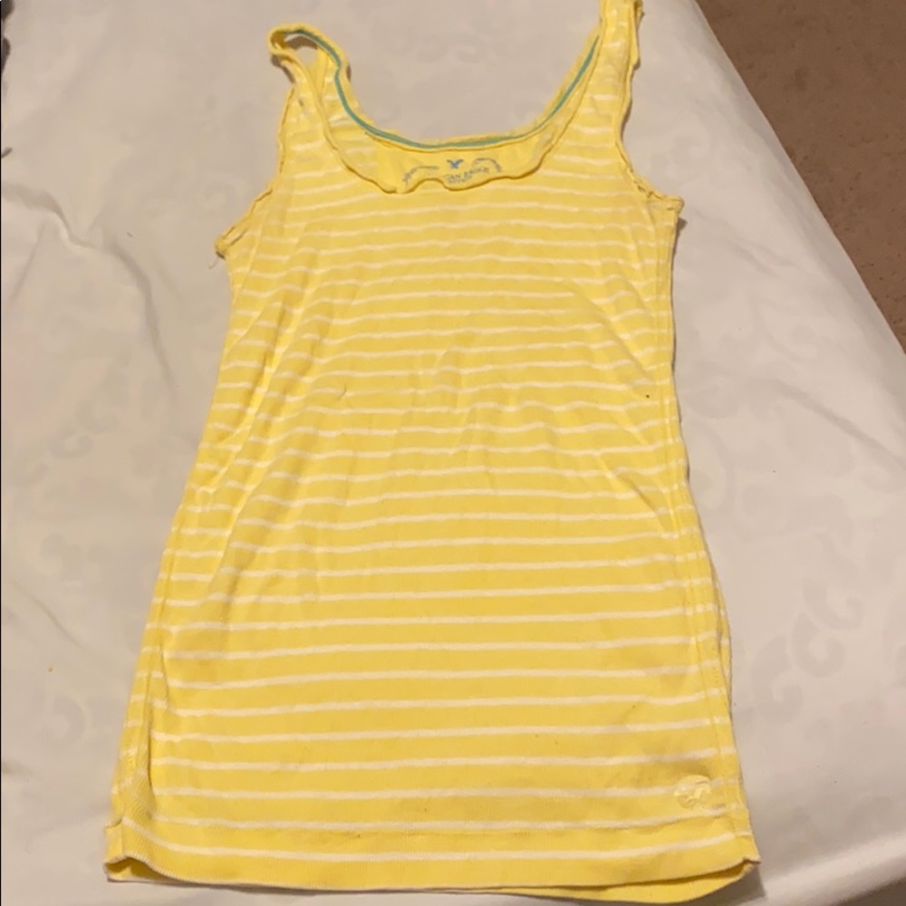 Striped Yellow tank